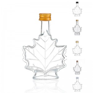 Bottom price Wine Clear Glass Liquor Bottle Stoppers – Maple leaves – QLT