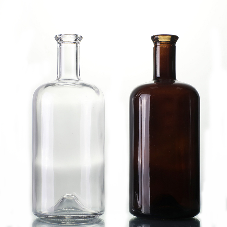 High-Quality Cheap Alcoholic Bottles Quotes Pricelist- 750ml Clear Glass Juniper Bottles – QLT