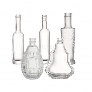 China MIni 120 ml Bud shape clear liquor glass vodka bottle Manufacturer and Company | QLT