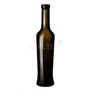 Design round 500 ml amber liquor spirit glass ging bottle