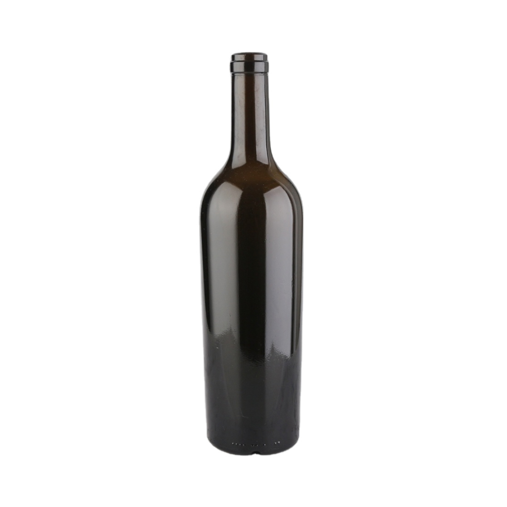 High-Quality Cheap Glass Bottle That Holds Liquor Factories Quotes- 750 ml amber color red wine glass bottle with cork  – QLT