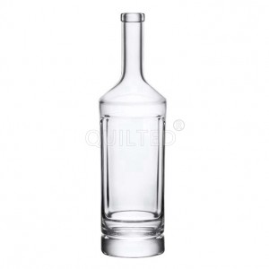 China 750ml TERA Spirit Glass Liquor Bottle With Cork Manufacturer and Company | QLT