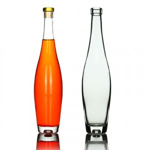 Factory best selling Airplane Bottles –
 Bowling Shape with cork – QLT