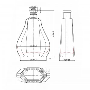 China Customized 750ml clear liquor glass bottles Manufacturer and Company | QLT