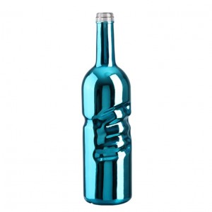 China 750ml Customized Color Printing Plating Empty Glass Bottle Manufacturer and Company | QLT