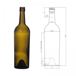 China W-14L 750ml 660g Red Wine Bottle Manufacturer and Company | QLT