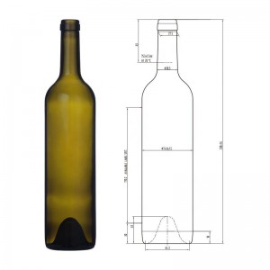 China W-216 Antique Green Wine Bottle Manufacturer and Company | QLT