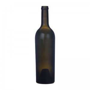 1200g Bordeaux Tapered Cork  Wine Glass Bottle