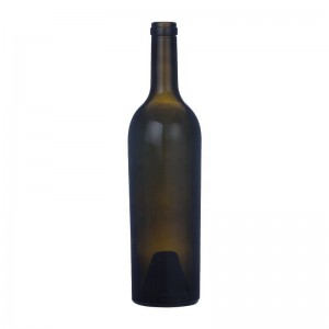 China 1200g Bordeaux Tapered Cork Wine Glass Bottle Manufacturer and Company | QLT