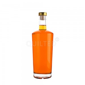 700 ml Round Clear Liquor GLass Vodka Bottle