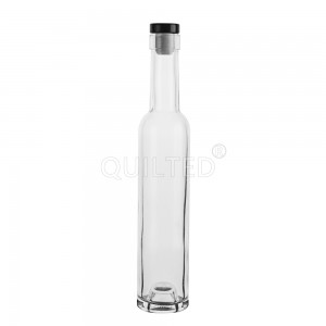 China Bulk 200 ml liquor glass vodka bottle with cork Manufacturer and Company | QLT