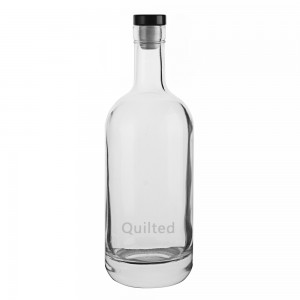 China Custom 500 ml liquor glass bottle with stopper Manufacturer and Company | QLT