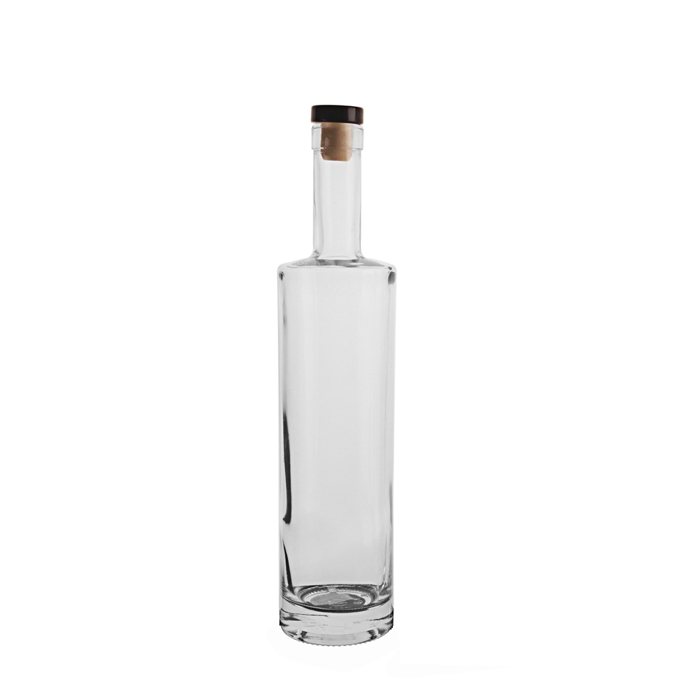 China Wholesale 2 Oz Glass Bottles With Cork Manufacturers Suppliers- 500 ml clear liquor wine glass bottle  – QLT