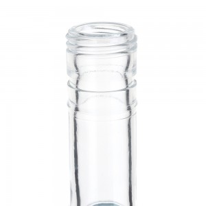China 1000 ml round liquor clear glass bottle Manufacturer and Company | QLT