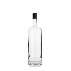 China 1000 ml round liquor clear glass bottle Manufacturer and Company | QLT