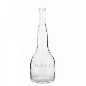 China Design 700 ml unique shape liquor bottle with cork Manufacturer and Company | QLT