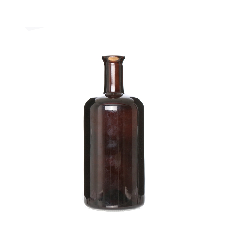 OEM/ODM Manufacturer Beer Bottle Labels – 750 ml Amber Colored Glass Juniper Liquor Bottles – QLT