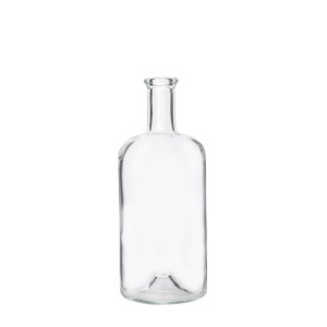 750 ml Clear Glass Juniper Liquor Bottles