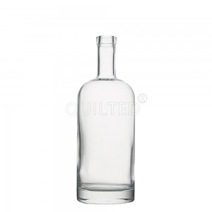 750ml Glass Aspect Liquor Bottles