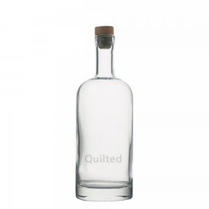 China 500 ml custom liquor glass bottle with cork Manufacturer and Company | QLT