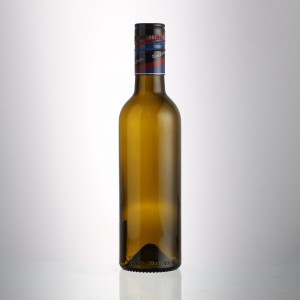 Wholesale Design 375 ml red wine amber glass bottle