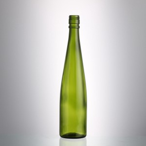 China 500 ml green color champagne wine glass bottle with cover Manufacturer and Company | QLT