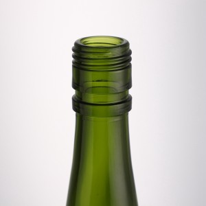 China China Wholesale Clear Glass Wine Bottles Bulk Factories Pricelist- 500 ml green color champagne wine glass bottle with cover - QLT Manufacturer and Company | QLT