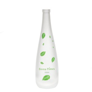 China 500ml Frosted Glass Bottle with Printing Manufacturer and Company | QLT