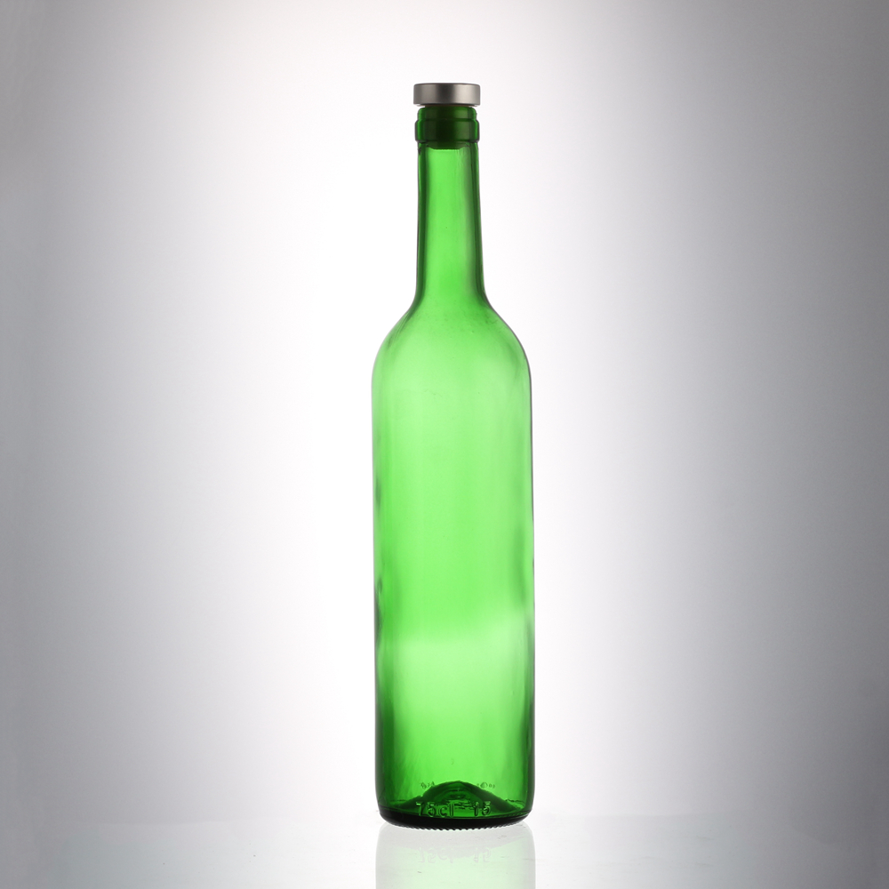 China Wholesale Beautiful Vodka Bottles Factories Pricelist- High-Quality Cheap Vodka With Blue Bottle Manufacturers Suppliers- 750 ml light green color liquor wine glass bottle  – QLT ̵...