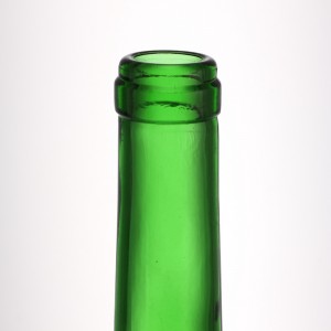 China 750 ml light green color liquor wine glass bottle Manufacturer and Company | QLT