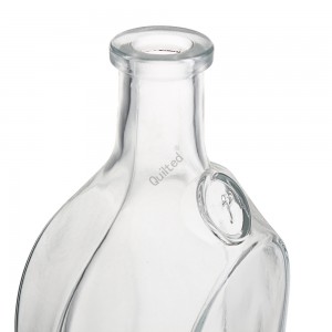 China 750 ml custom logo liquor glass vodka bottle Manufacturer and Company | QLT