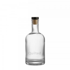 China 500 ml clear liquor vodka glass bottle with cork Manufacturer and Company | QLT