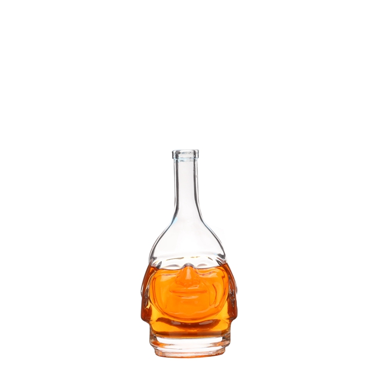 China Wholesale Liquor Bottles Factories Quotes- 500ml Maitreya Shape Liquor Glass Bottles – QLT