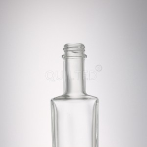 China 250 ml square shape liquor glass gin bottle Manufacturer and Company | QLT