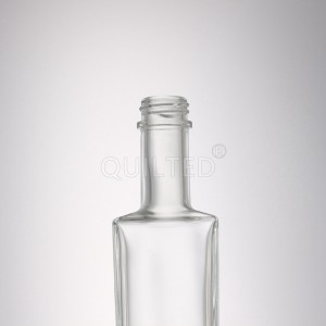China 250 ml square shape liquor glass gin bottle Manufacturer and Company | QLT