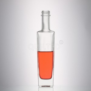 China 250 ml square shape liquor glass vodka bottle Manufacturer and Company | QLT