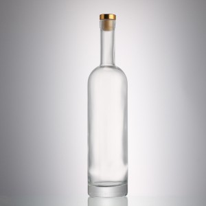 China 750 ml liquor glass tequila bottle with cork Manufacturer and Company | QLT