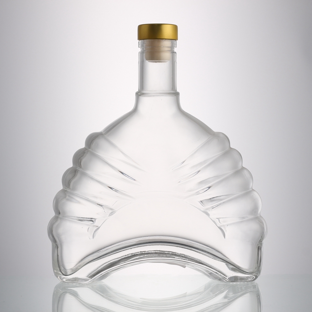 China Wholesale Engraved Liquor Bottles Quotes Pricelist- 700ml Clear liquor glass bottles – QLT