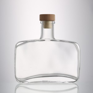 China Flat Shape Glass Bottle For Liquor Manufacturer and Company | QLT