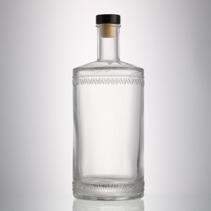 China Custom clear glass 1000 ml logo liquor bottle Manufacturer and Company | QLT