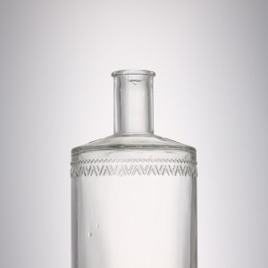 China Custom clear glass 1000 ml logo liquor bottle Manufacturer and Company | QLT