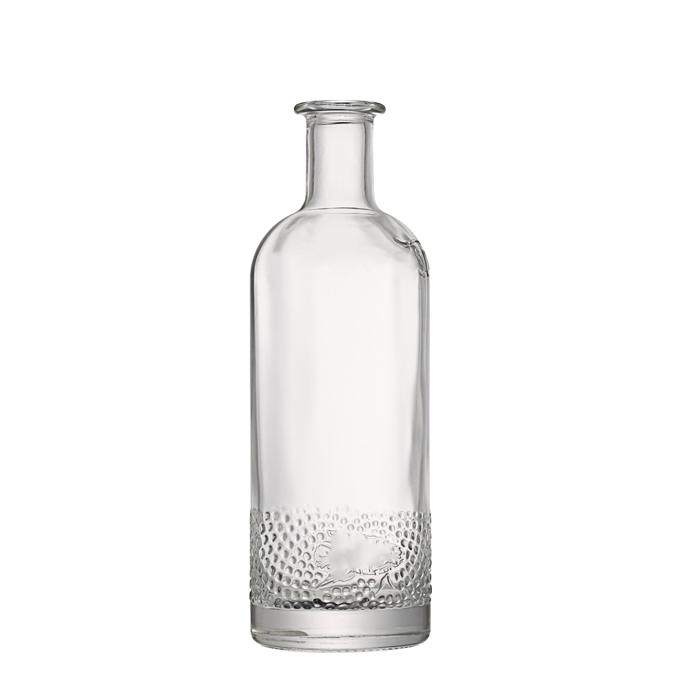 China Wholesale Different Liquor Bottles Manufacturers Suppliers- High quality 700 ml clear liquor bottle with stopper  – QLT