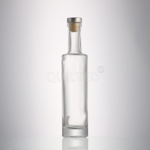 China Design 200 ml round liquor glass vodak bottle with lid Manufacturer and Company | QLT