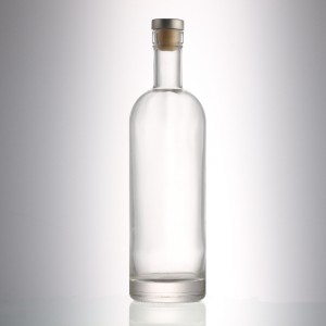 China 500 ml hard glass liquor bottle with cork Manufacturer and Company | QLT