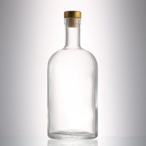 China Empty 1000 ml round shape liquor gin bottle - QLT Manufacturer and Company | QLT