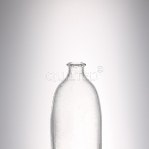 China Design 500 ml clear liquor glass brandy bottle Manufacturer and Company | QLT