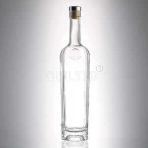 China Good price 350 ml clear liquor glass whisky bottle Manufacturer and Company | QLT