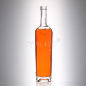 China Good price 350 ml clear liquor glass whisky bottle Manufacturer and Company | QLT