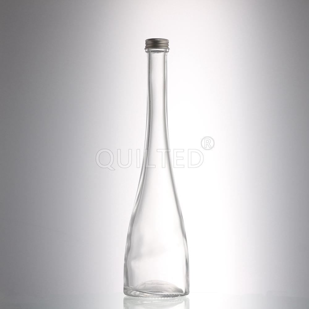 China Wholesale Empty Vodka Bottle Manufacturers Suppliers- Design 375 ml long neck liquor amber glass bottle – QLT
