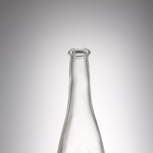 China 1000 ml flat round long neck liquor glass bottle Manufacturer and Company | QLT